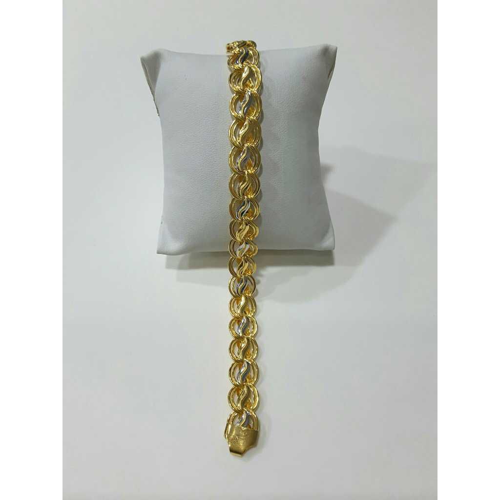 22k Gents Fancy Gold Hollow Lucky G-10908