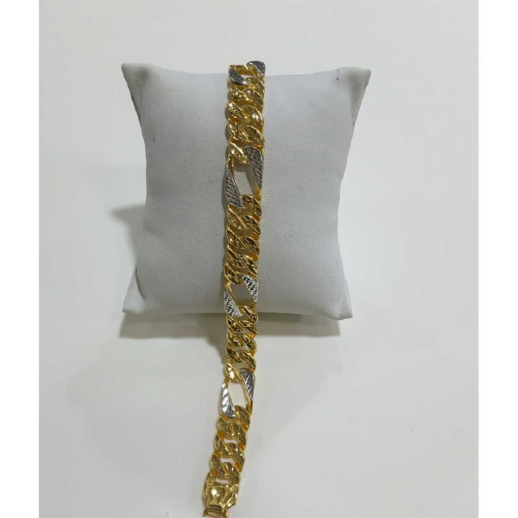 Men's 22k Jaguar Designer Gold Bracelet-11902