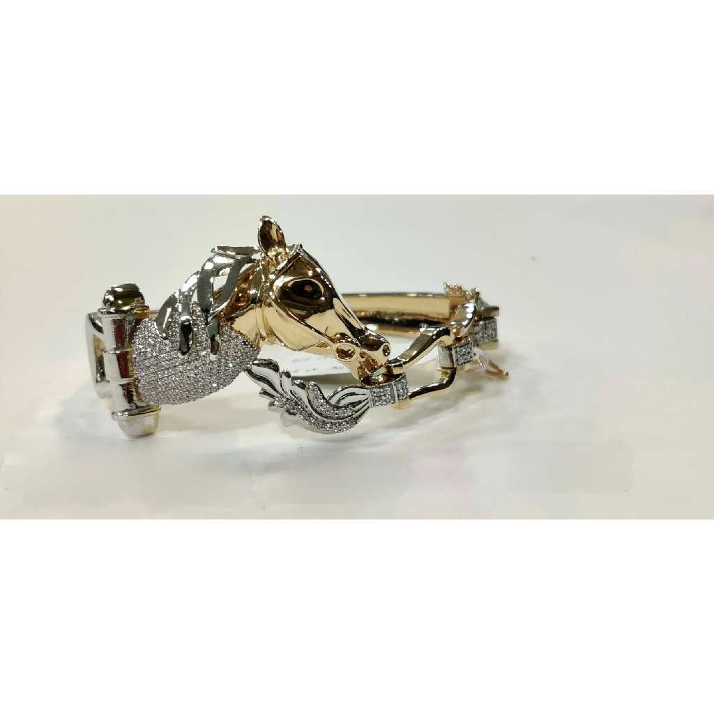 18k Gents Fancy Rose Gold Kada G-4308
