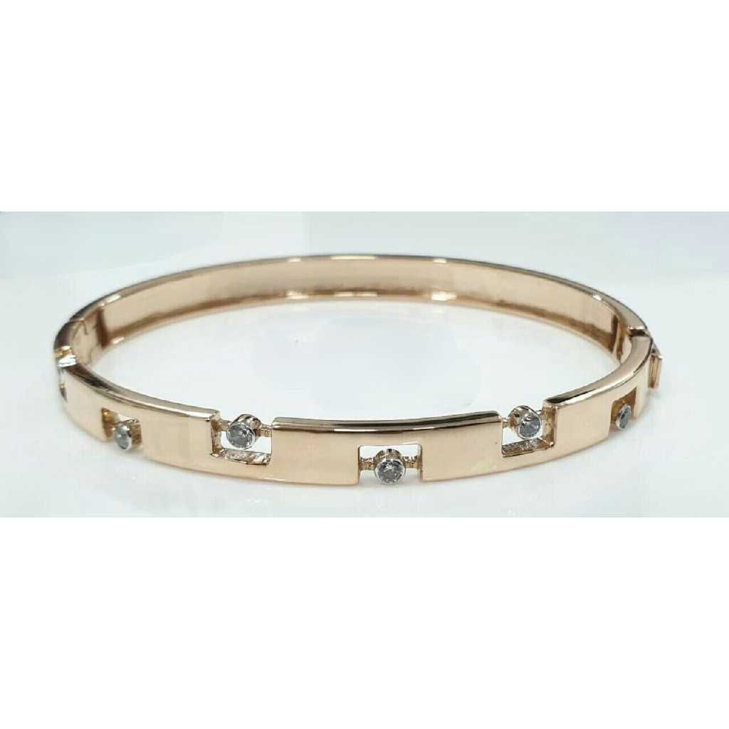 18k Gents Fancy Rose Gold Kada G-4303
