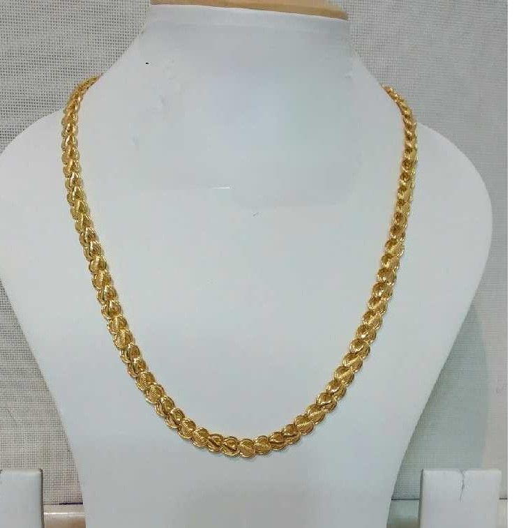 916 Gents Fancy Gold Lotus Chain G-6404