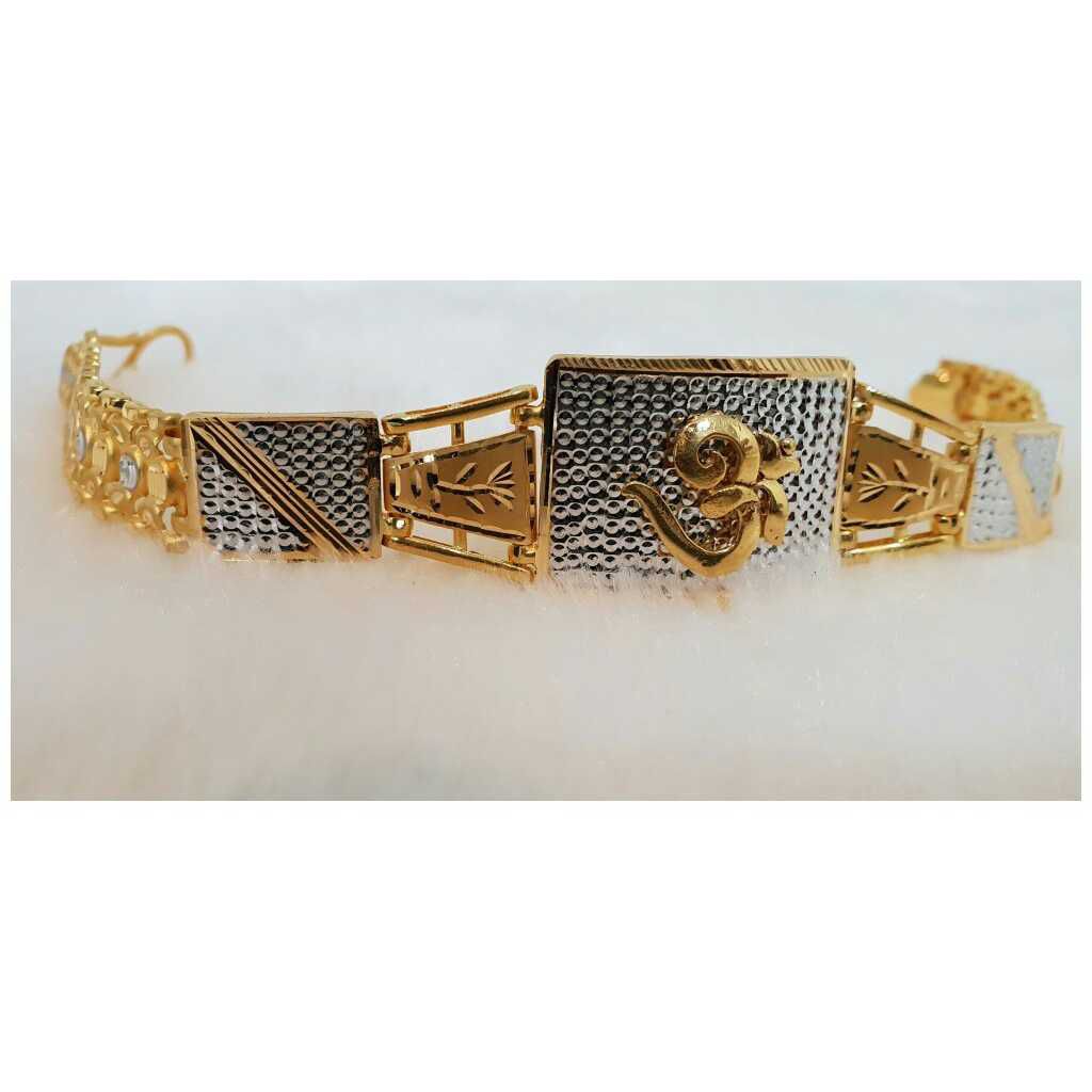 22k Gents Fancy Gold Om Lucky G-9865