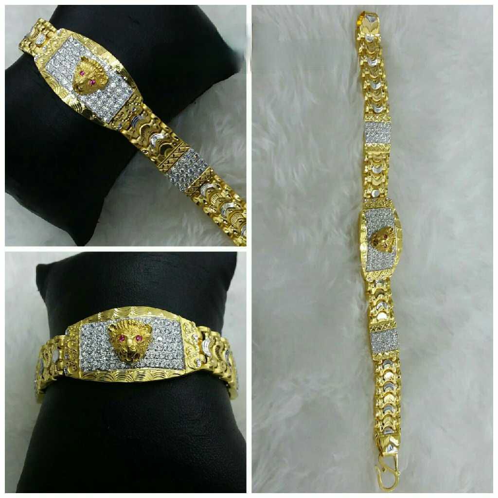 22k Gents Fancy Gold Lion Lucky G-9856