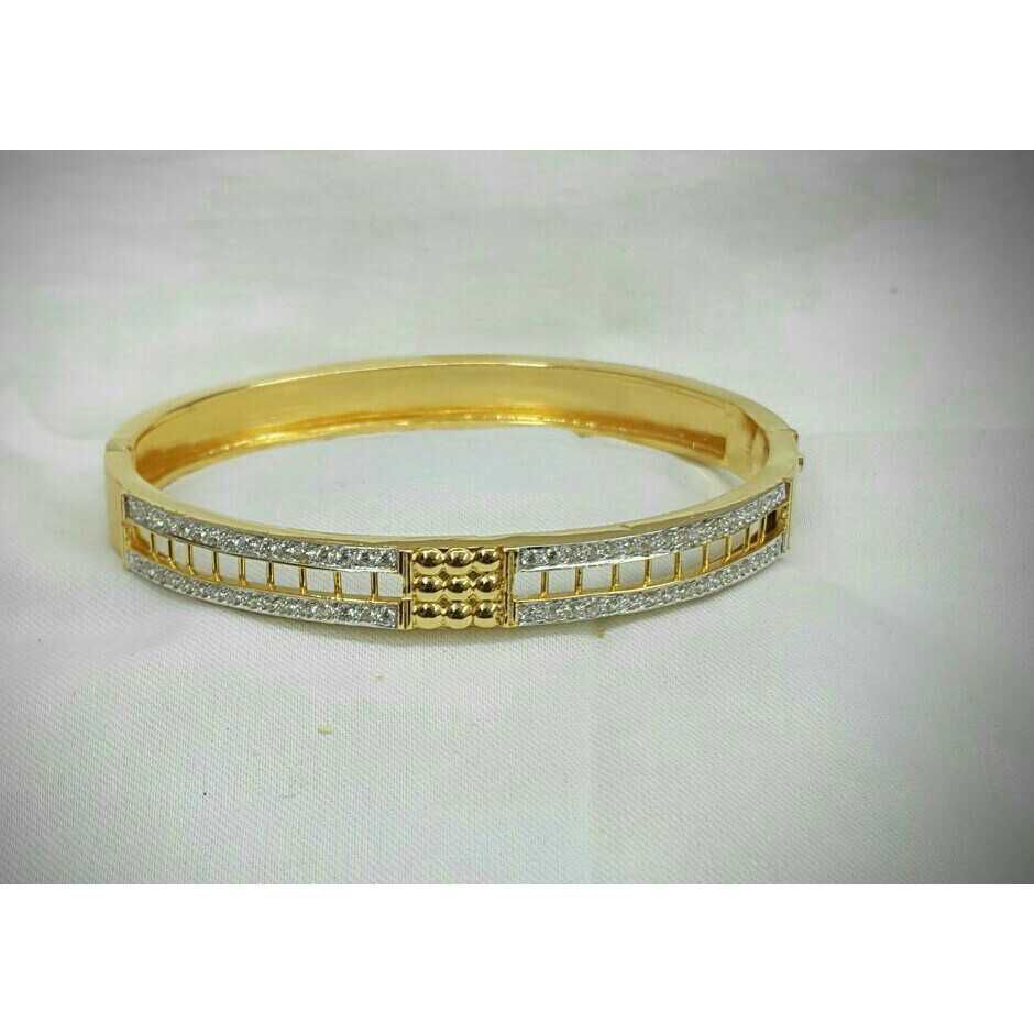 22k gents fancy gold om kada g-3708