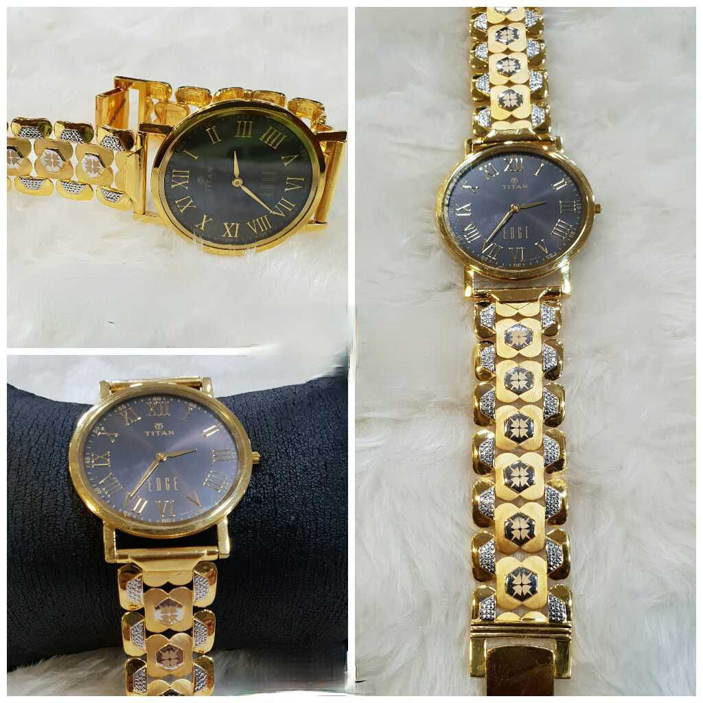 916 Gents Fancy Gold Watch G-1003