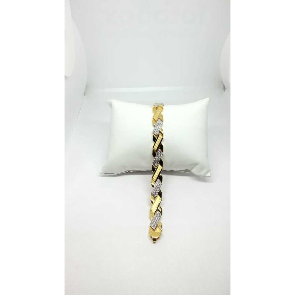 916 Gents Fancy Gold Bracelet G-9201