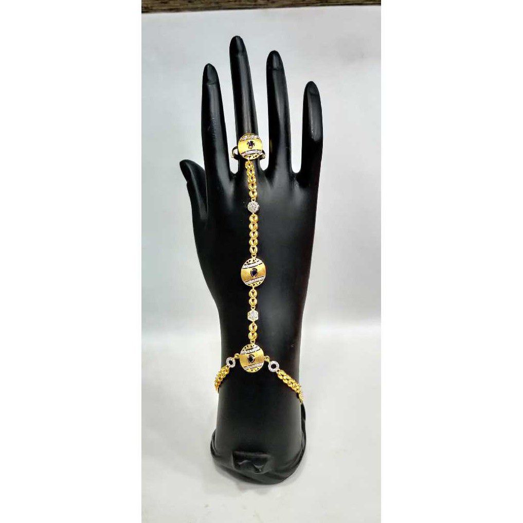 22k Ladies Fancy Gold Hathpan H-58533