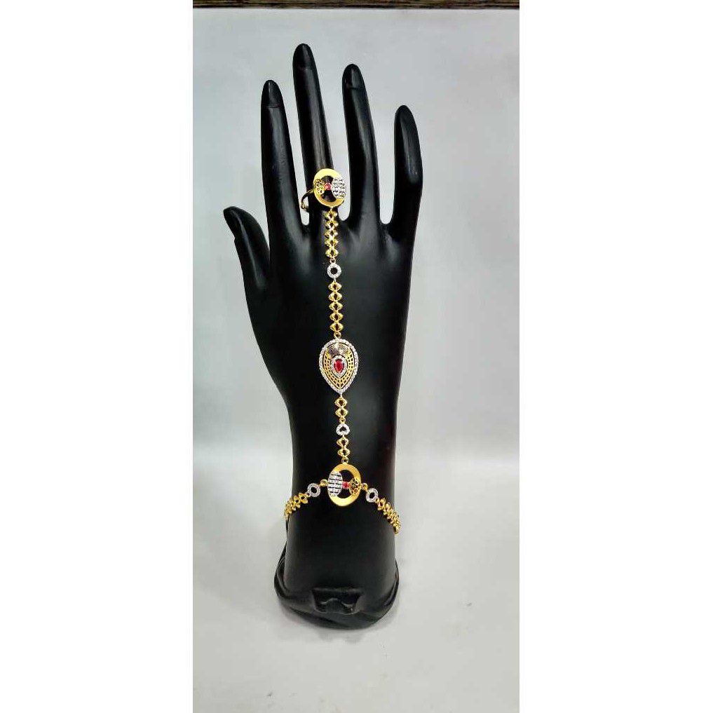 22k Ladies Fancy Gold Hathpan H-58529