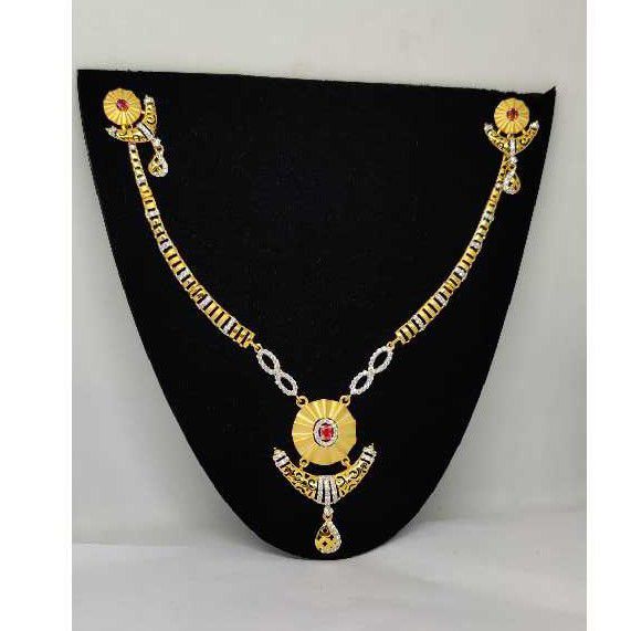 22k Ladies Fancy Gold Set S-56018