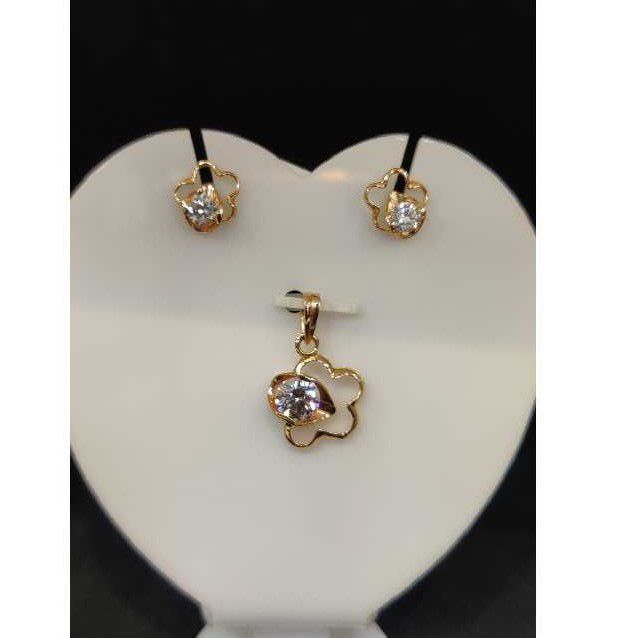 18k Rose Gold Pendant Set