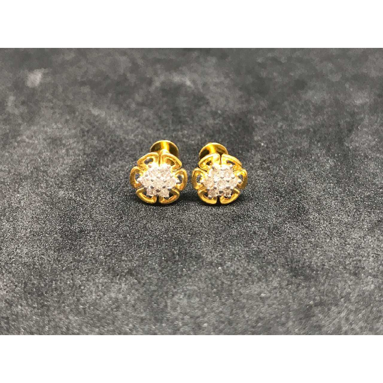 22k ladies fancy earring e-62866