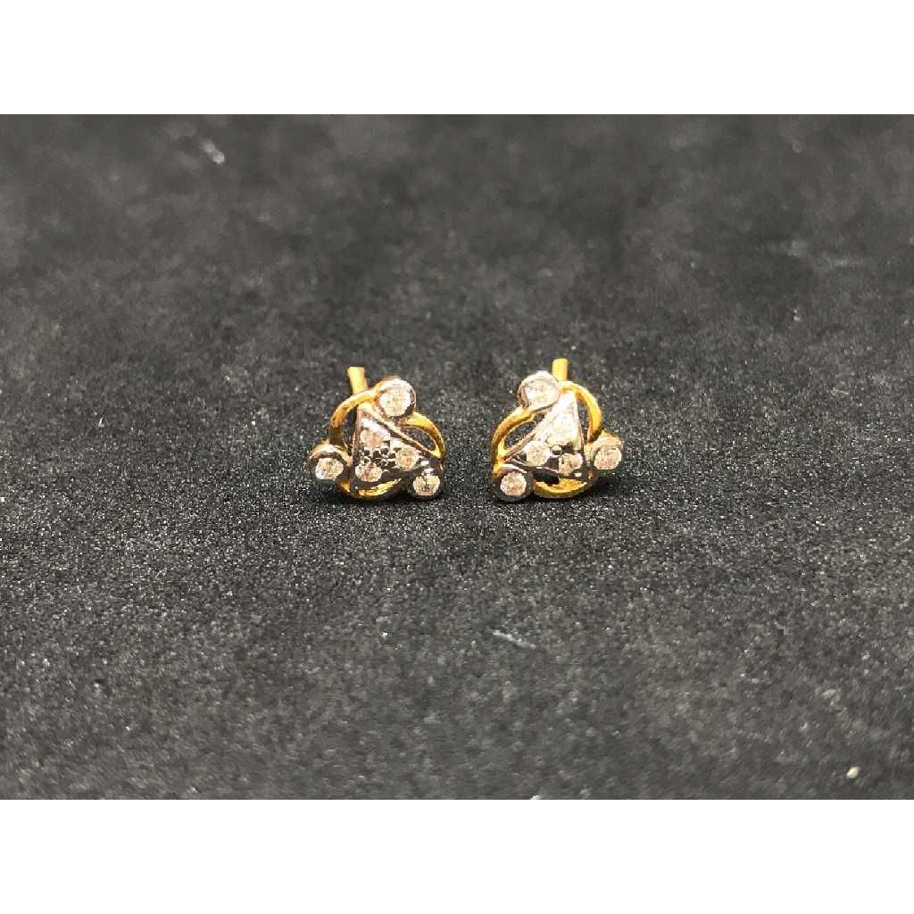 22k Ladies Fancy Gold Earring E-62864