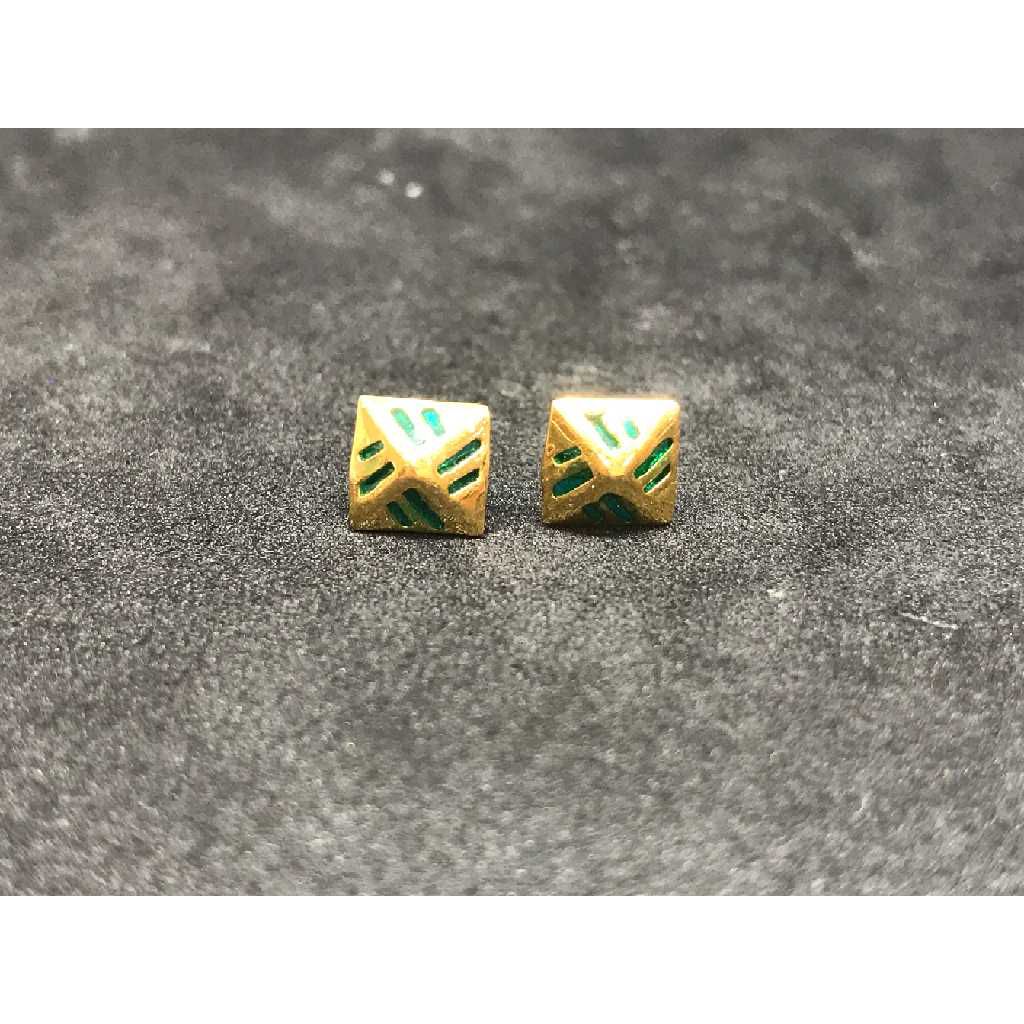 22k Ladies Fancy Gold Earring E-62861