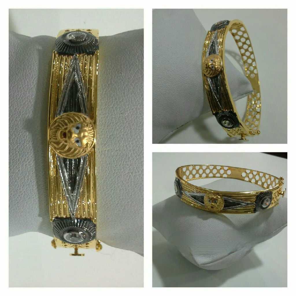 22k Fancy Lion Gold Bracelet G-3420