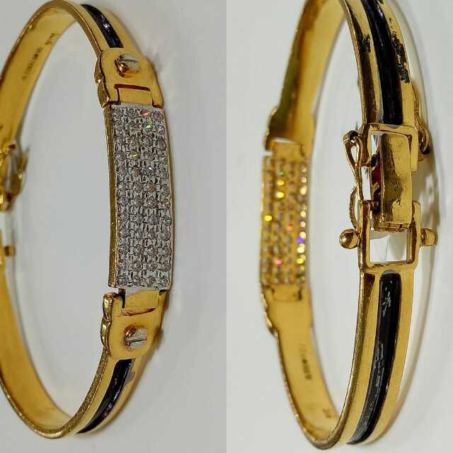 22k Gents Fancy Gold Bracelet G-3404