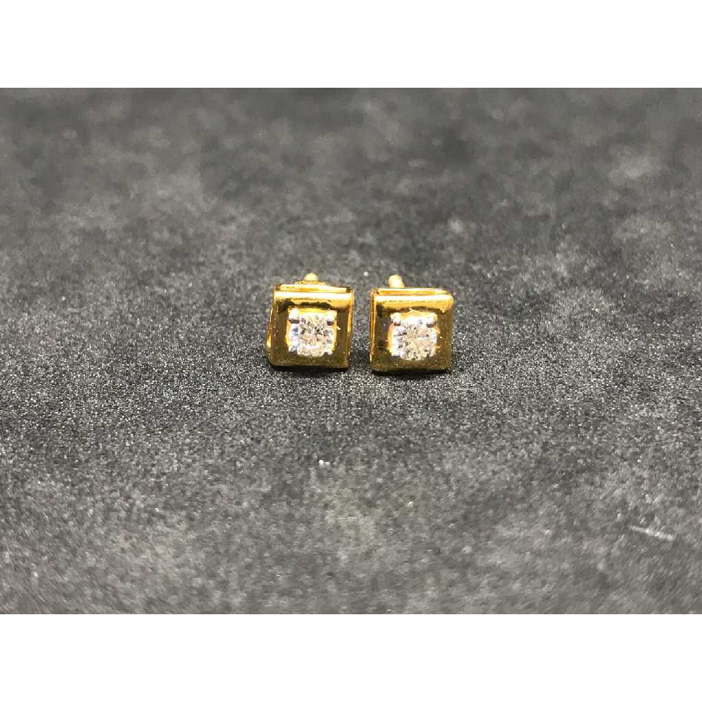 22k Ladies Fancy Gold Earring E-62517