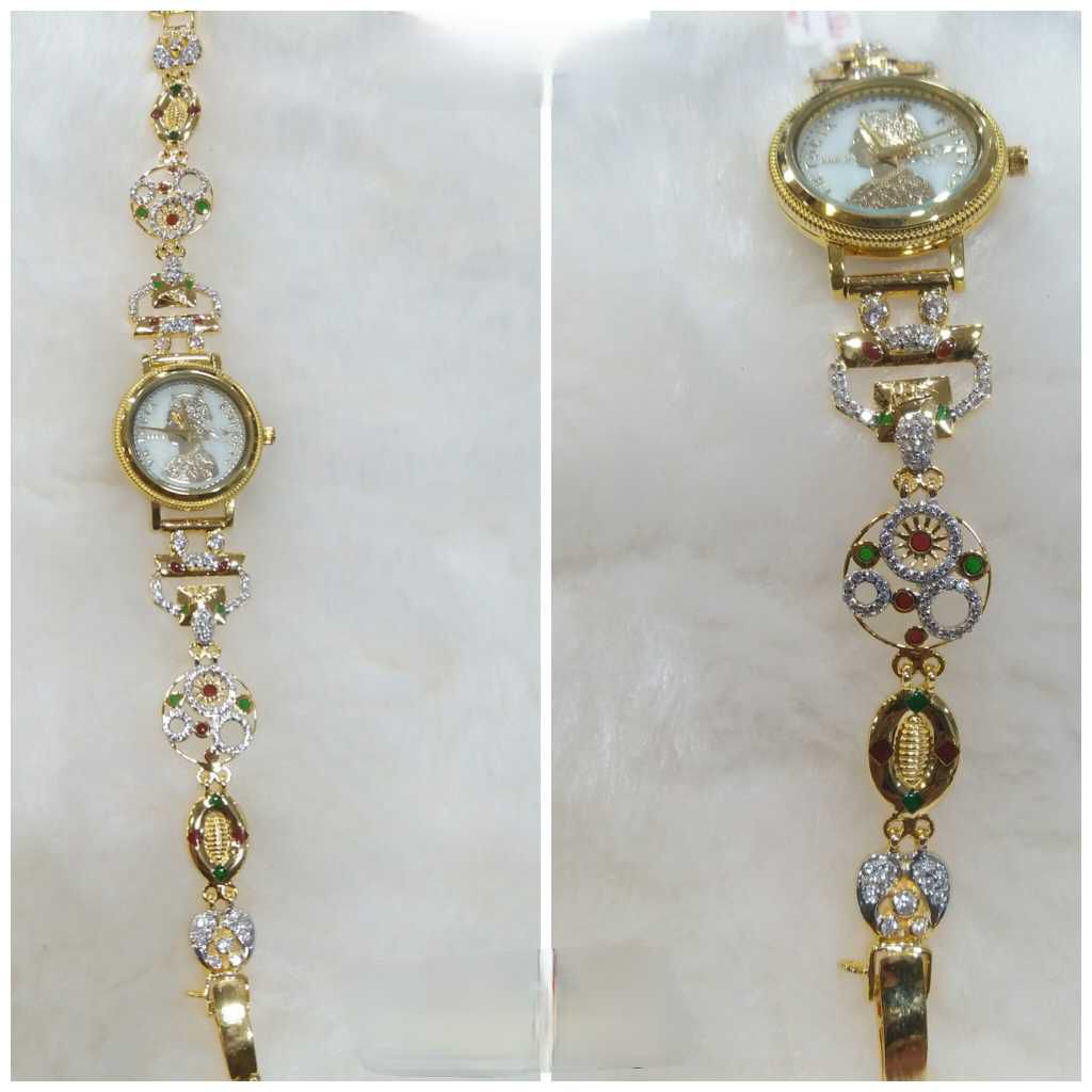 18k Ladies Fancy Gold Watch G-2216