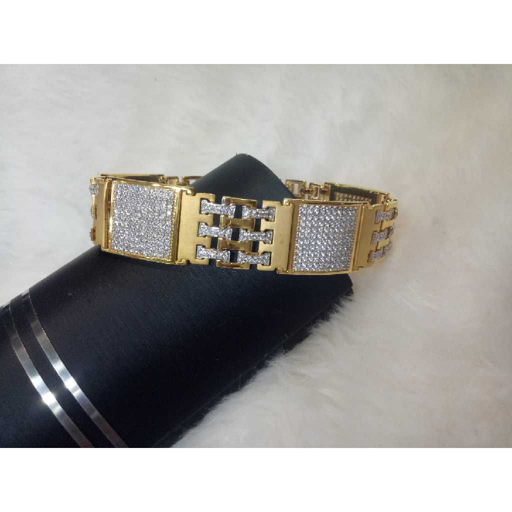 22k Mens Fancy Heavy Bracelet G-9681