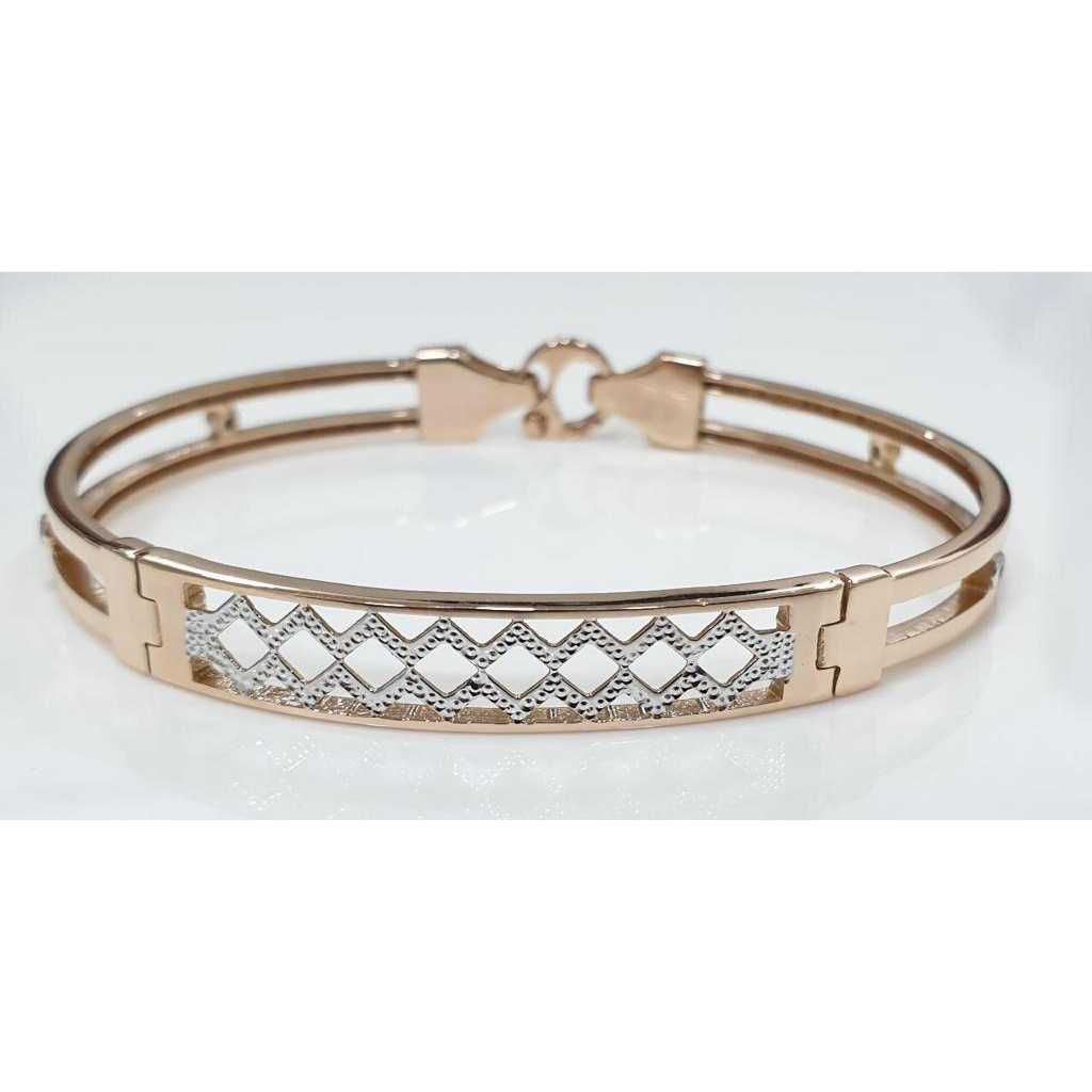 18k Mens Fancy Rose Gold Kada G-4328