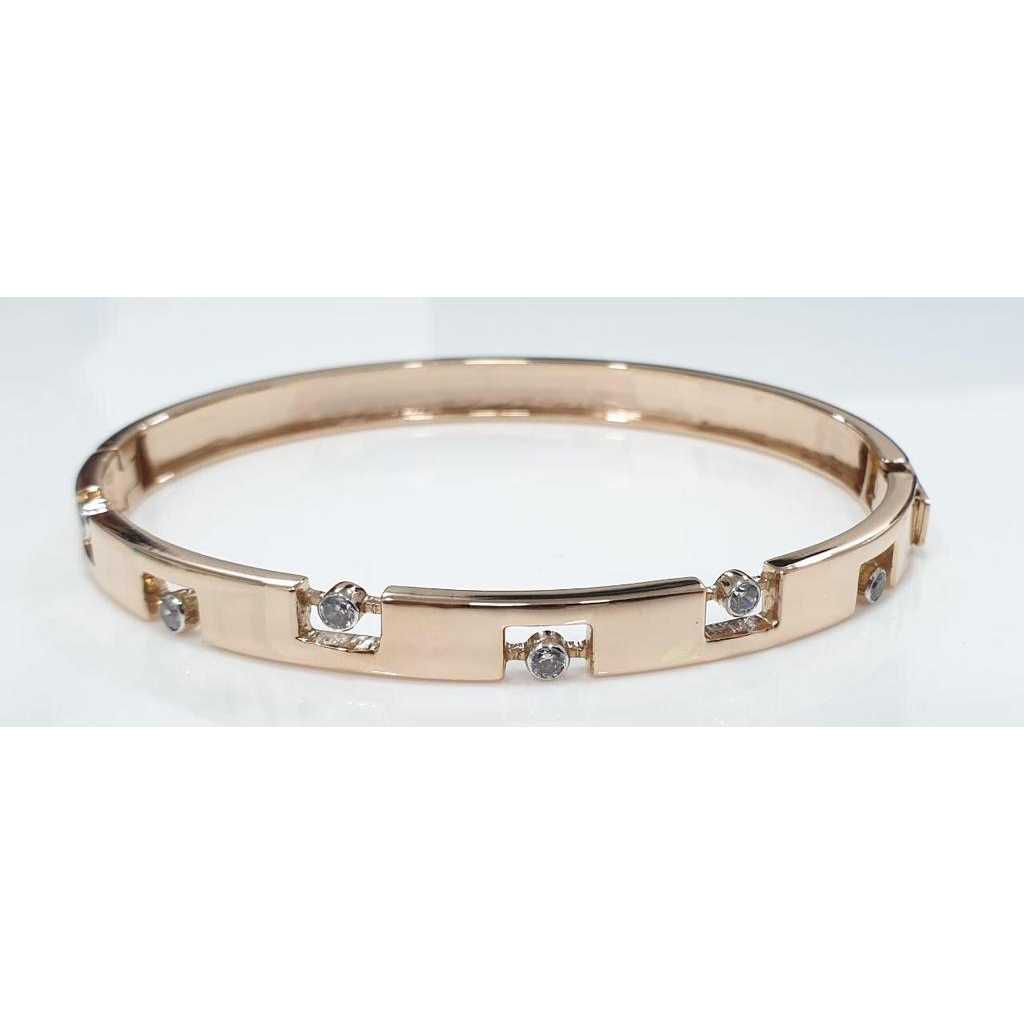 18k Mens Fancy Rose Gold Kada G-4325