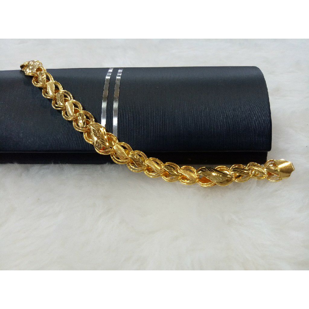 22k Men's Exclusive Fancy Bracelet G-10903