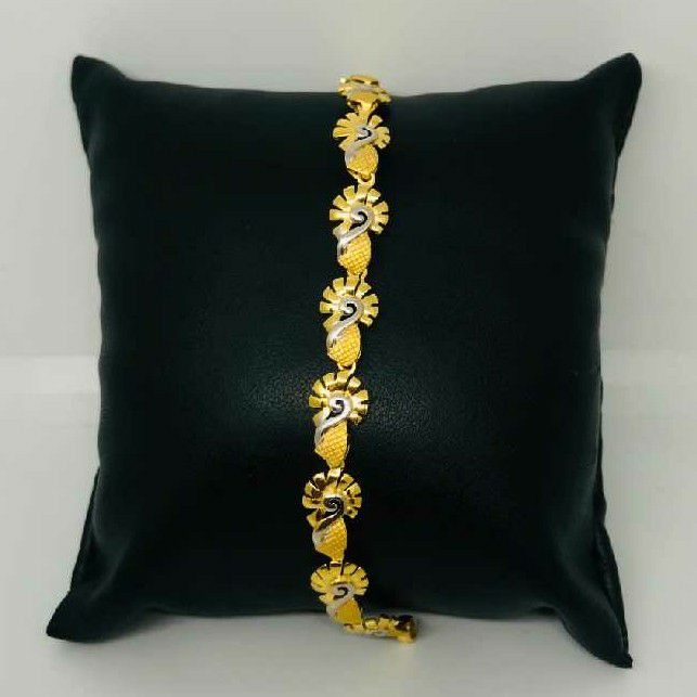 22k ladies fancy loose bracelet k-51531