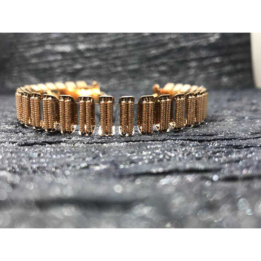 18k Ladies Fancy Rose Gold Kada K-50029