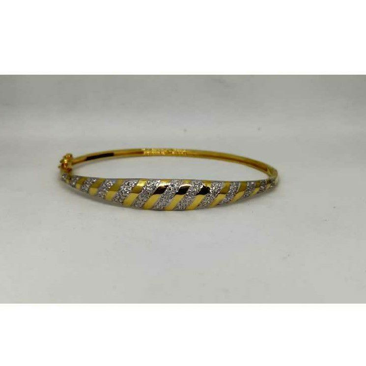 18k ladies exclusive gold kada k-48022