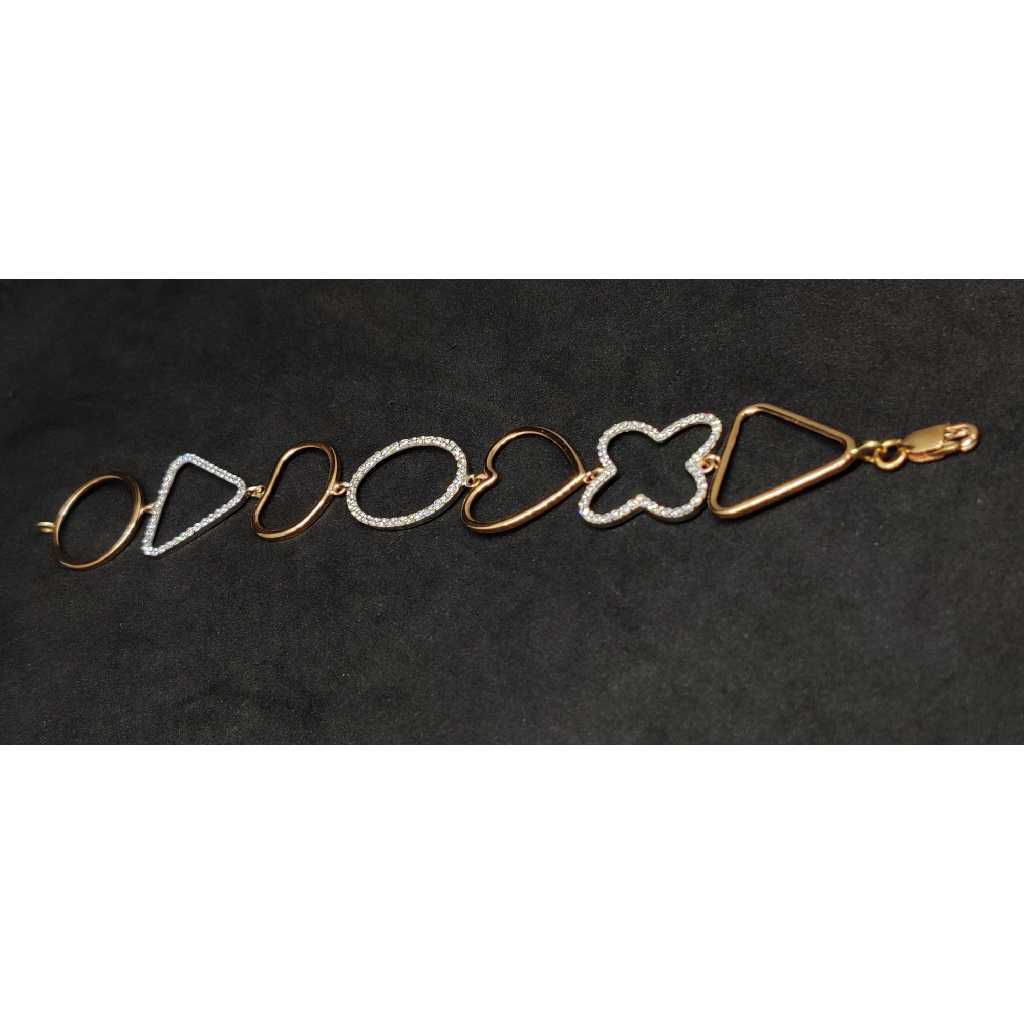 18K Exclusive Ladies Fancy Rose Gold Kada K-50025