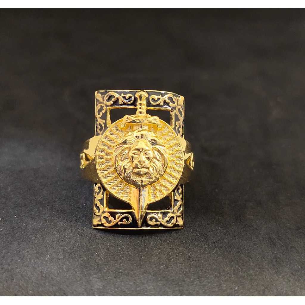 916 Mens Fancy Gold Ring 27363