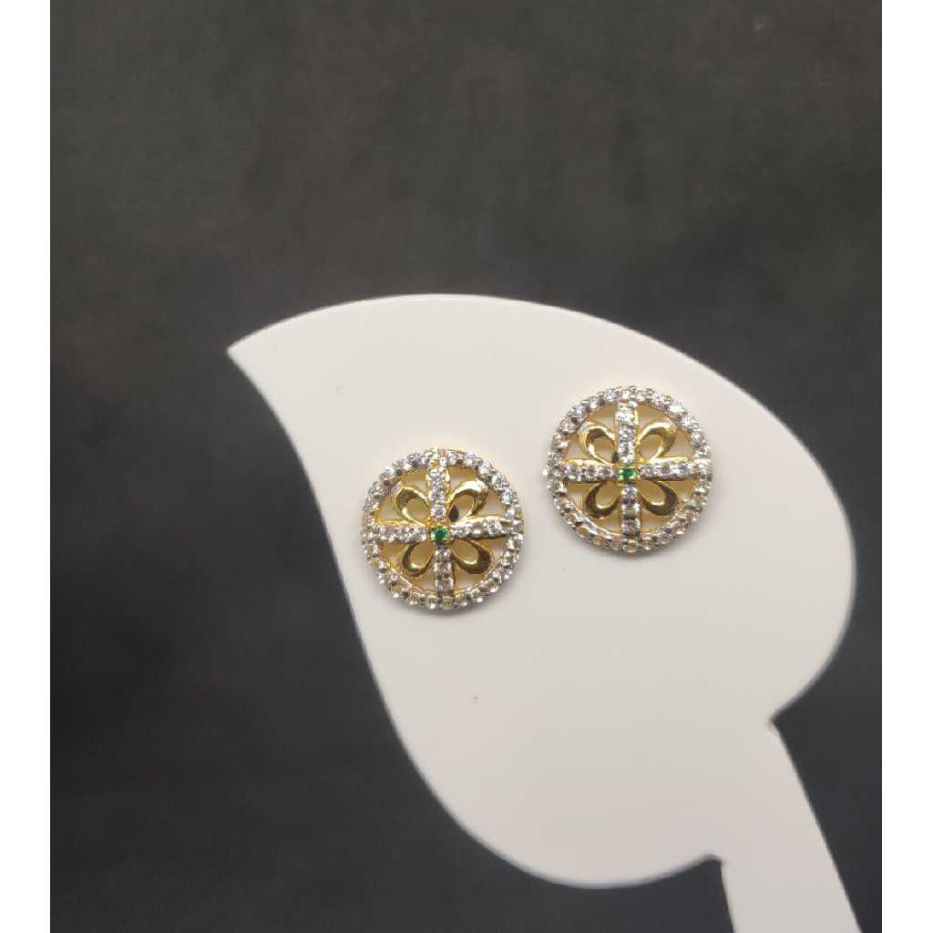 22k ladies round earring