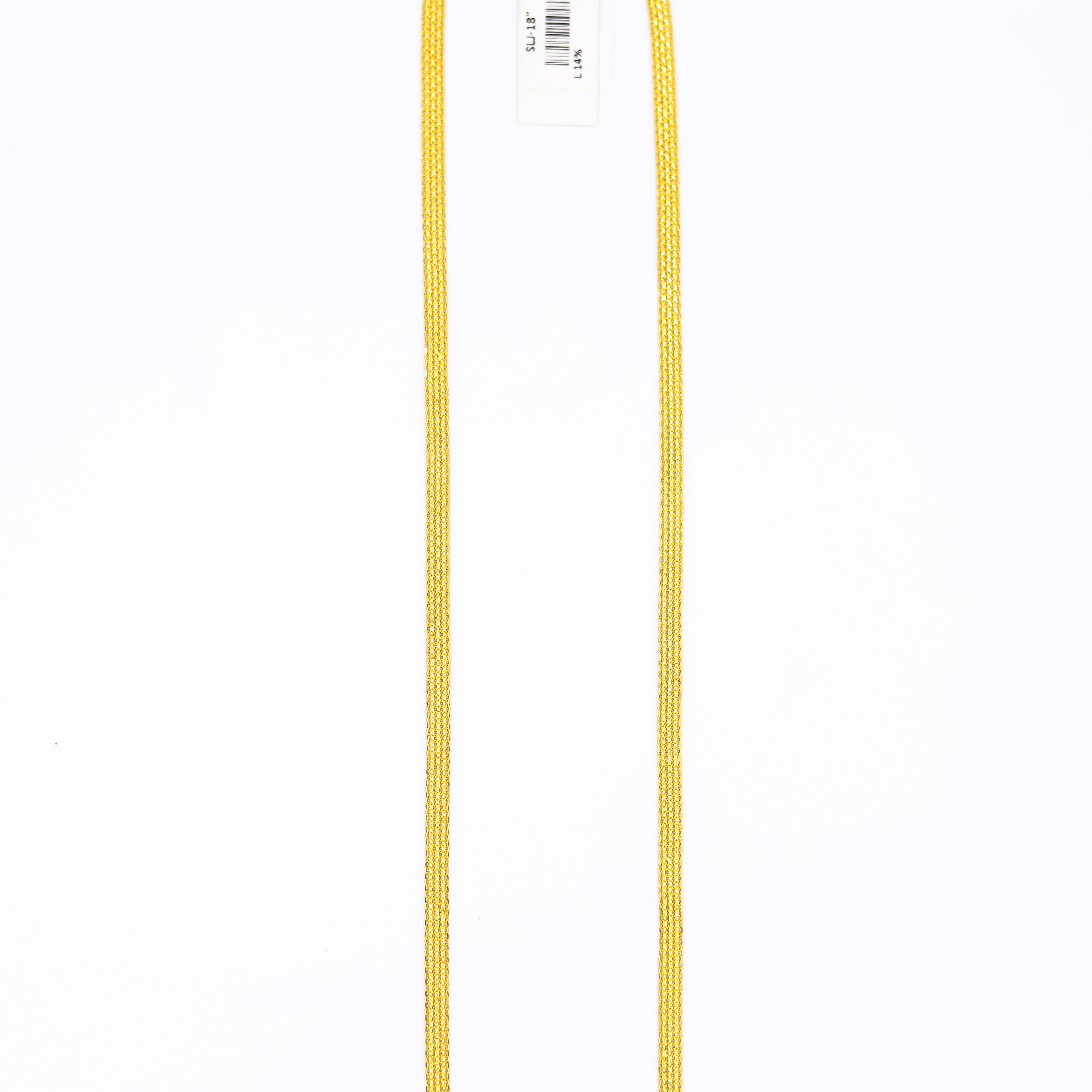 Elegant Criss Cross Gold Chain For Men