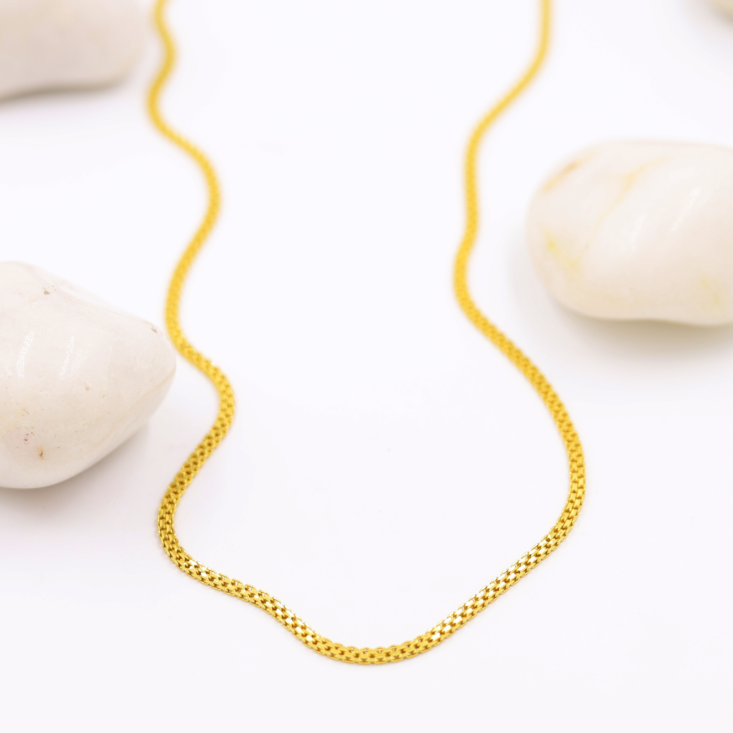 Gleaming Braided Style Chain