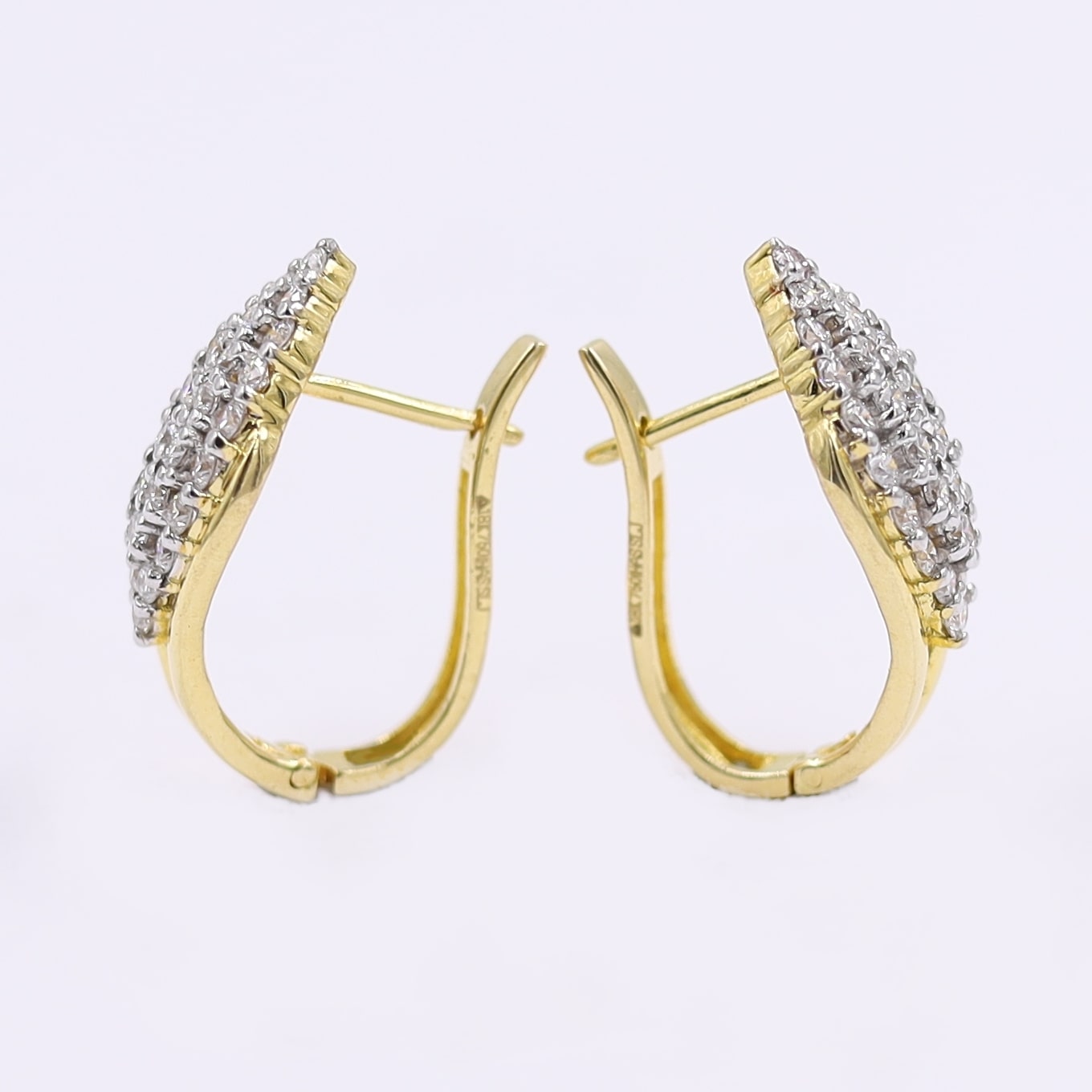 Dazzling Eternity Diamond Bali (hoop) Earrings