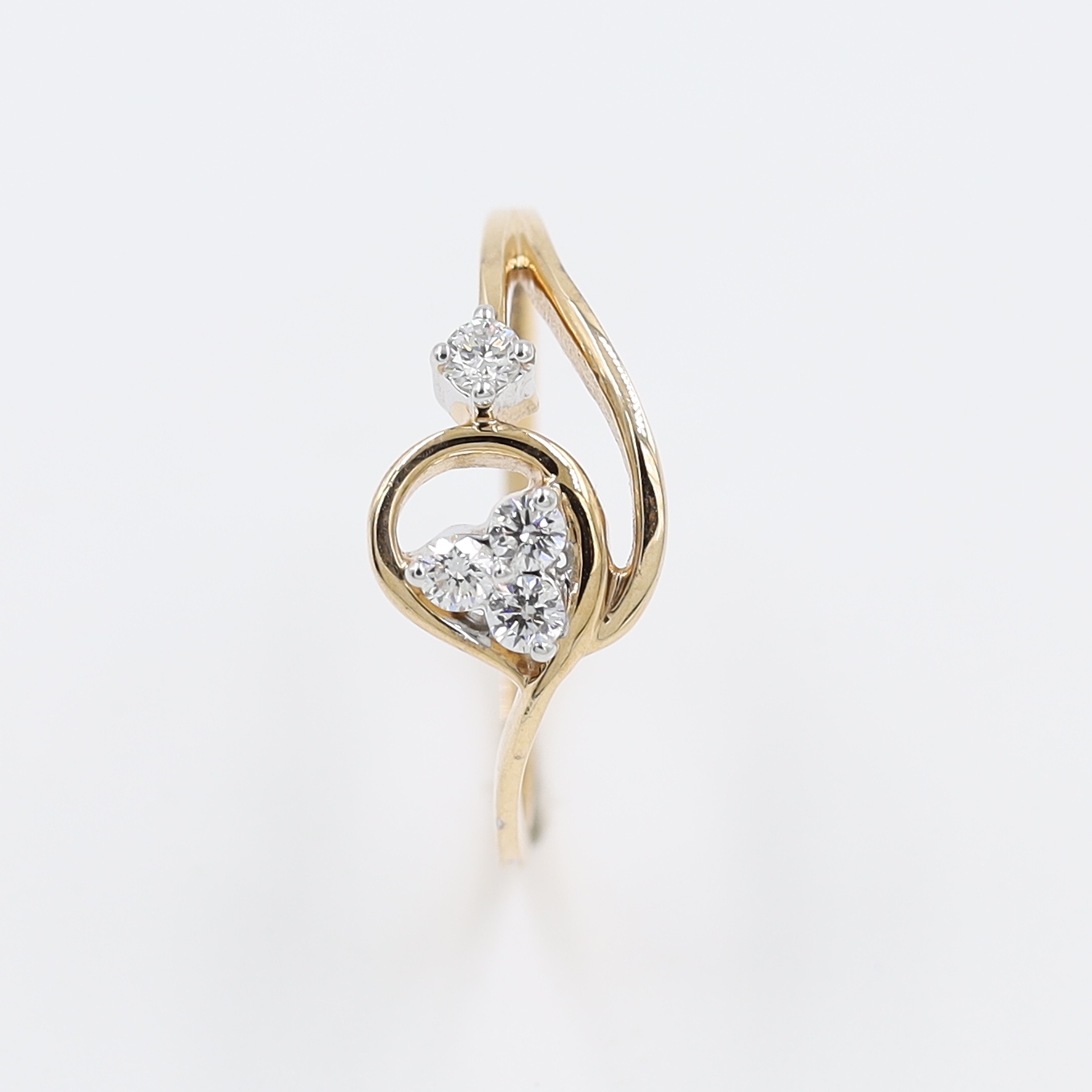 14kt Fancy Rose Gold Natural Diamond Ring