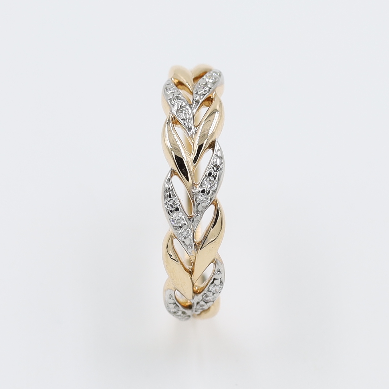 14kt Rose Gold Fancy Diamond Ring