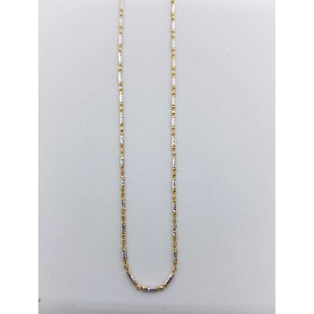 916 Gold Rhodium chain CHIN55