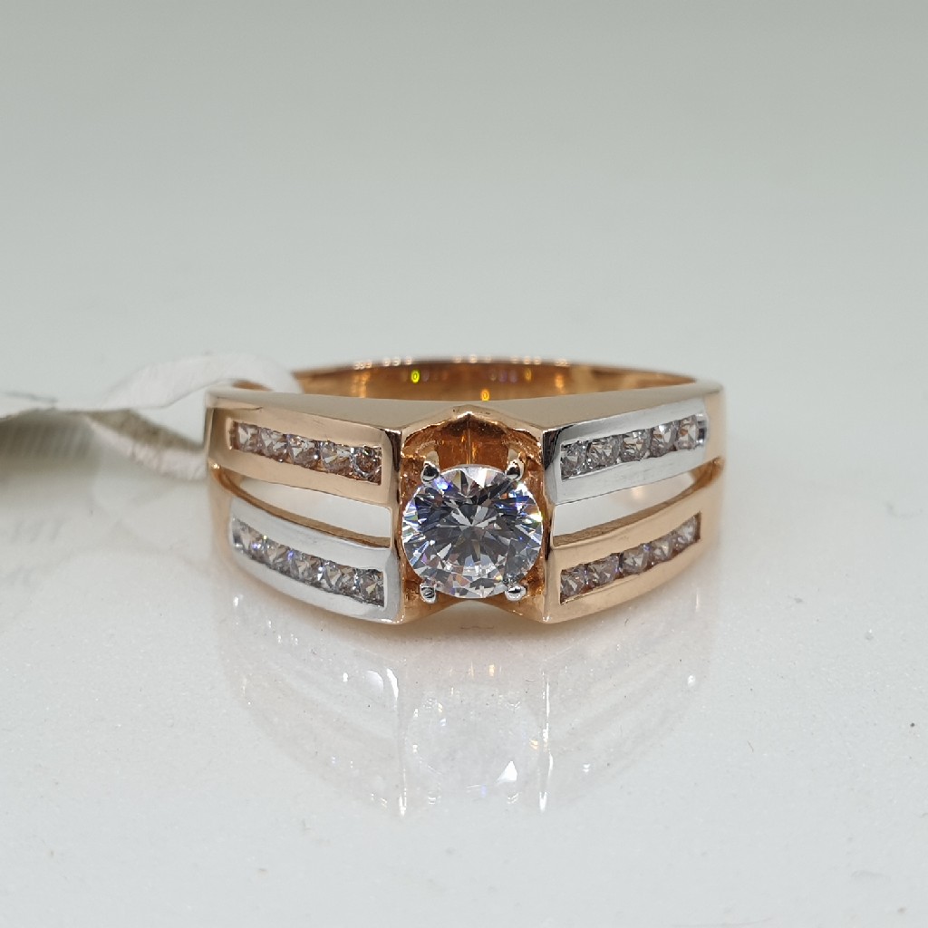 18k Gents Rose Gold Ring vt/9/20