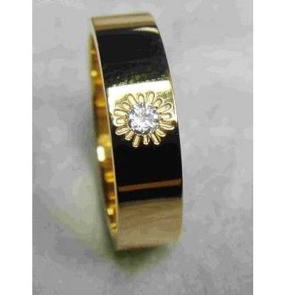 22K / 916 Gold Ladies Indian CZ Stone Couple Bands