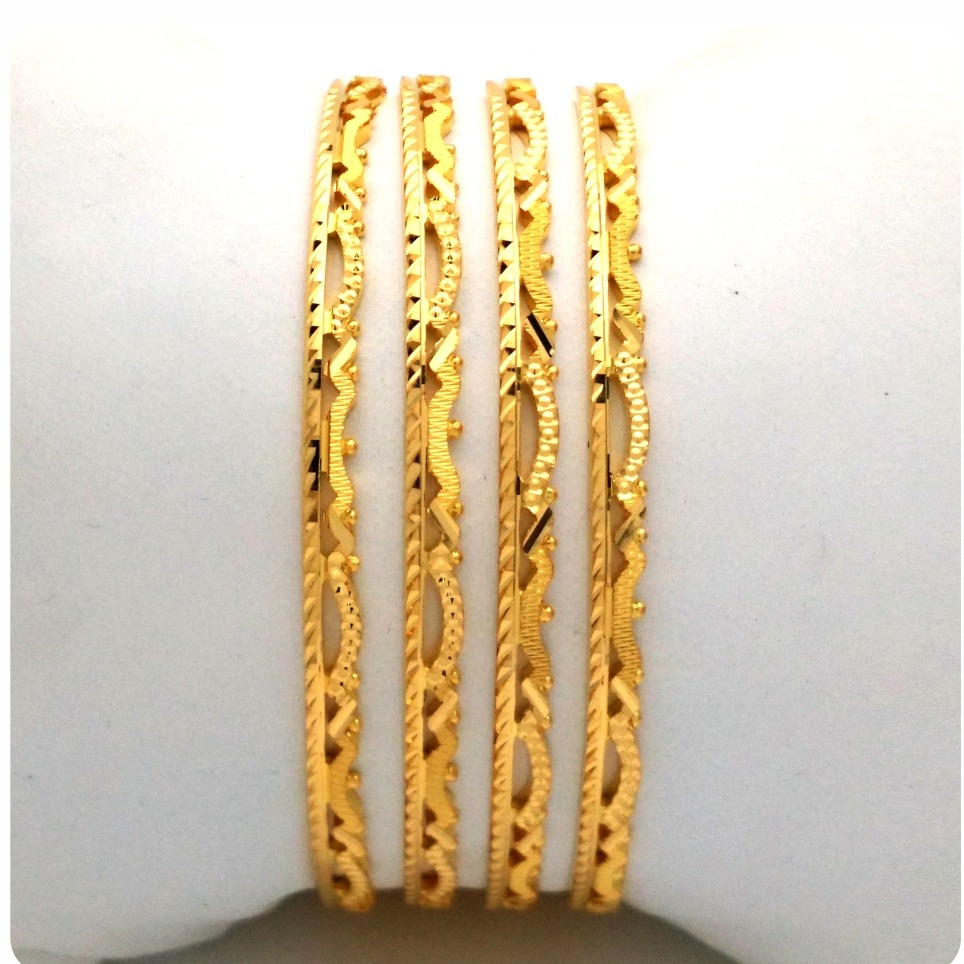 Gold hallmark rawa bangle - 2lr1194