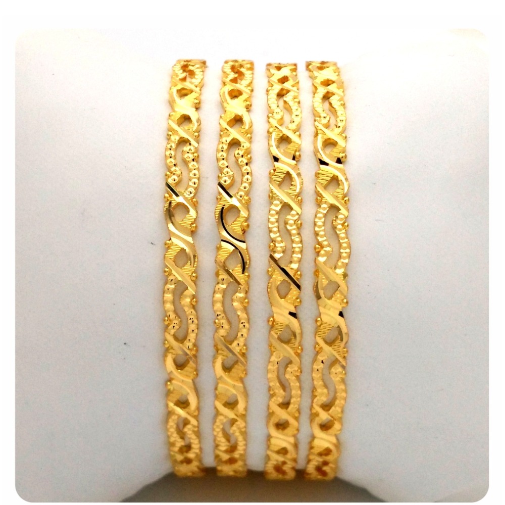 GOLD HALLMARK RAWA BANGLE - 2LR1174