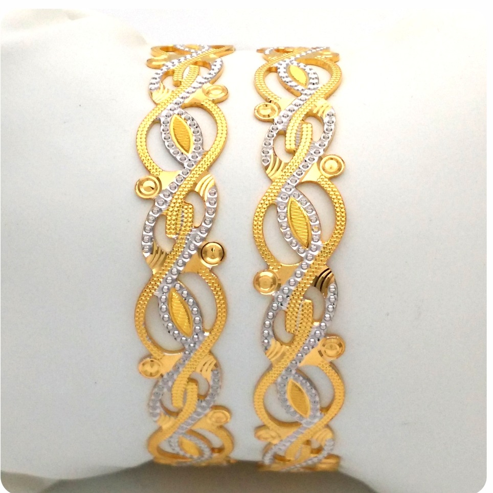 GOLD HALLMARK CNC BANGLE - CP1155
