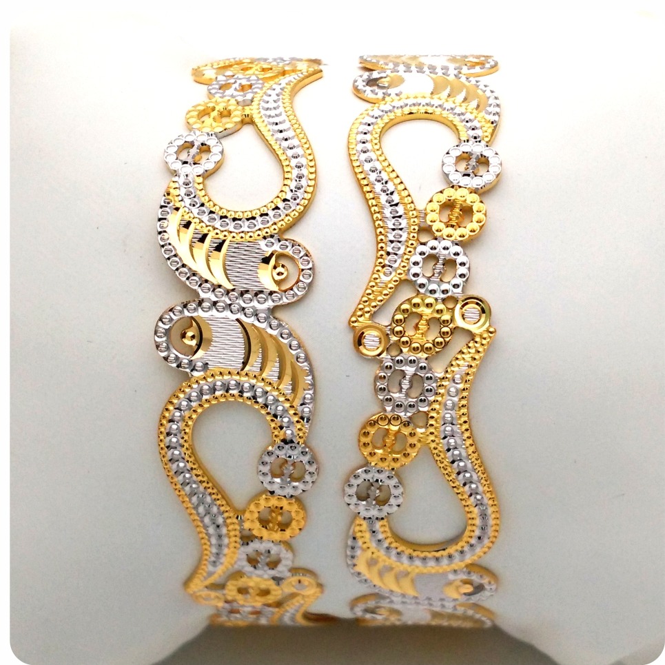 GOLD HALLMARK CNC BANGLE - CP1148