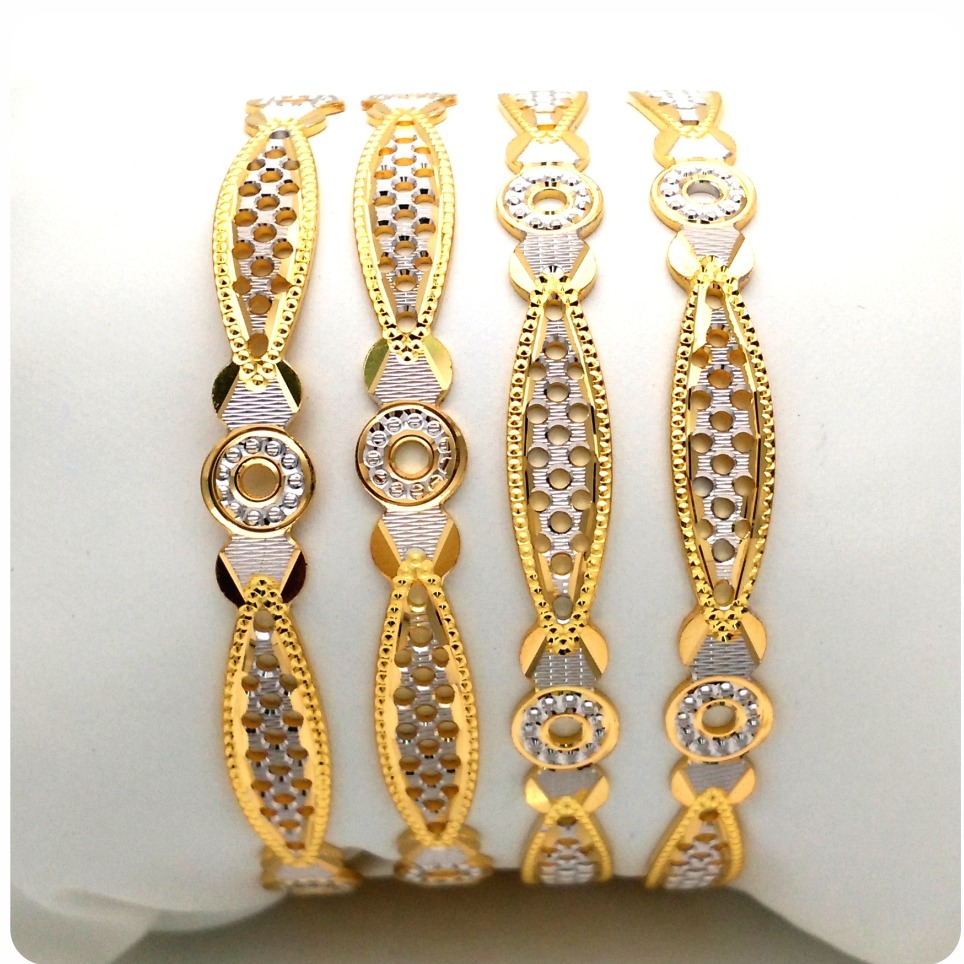 GOLD HALLMARK CNC BANGLE - CP1146