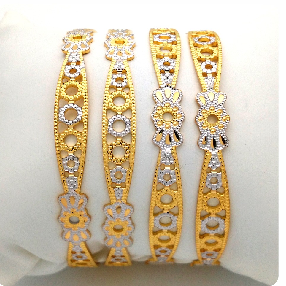 GOLD HALLMARK CNC BANGLE - CP1145