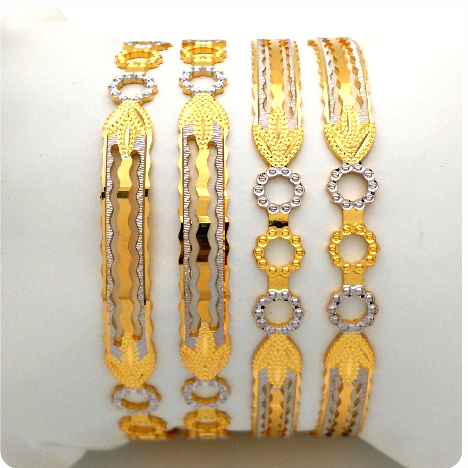 GOLD HALLMARK CNC BANGLE - CP1144