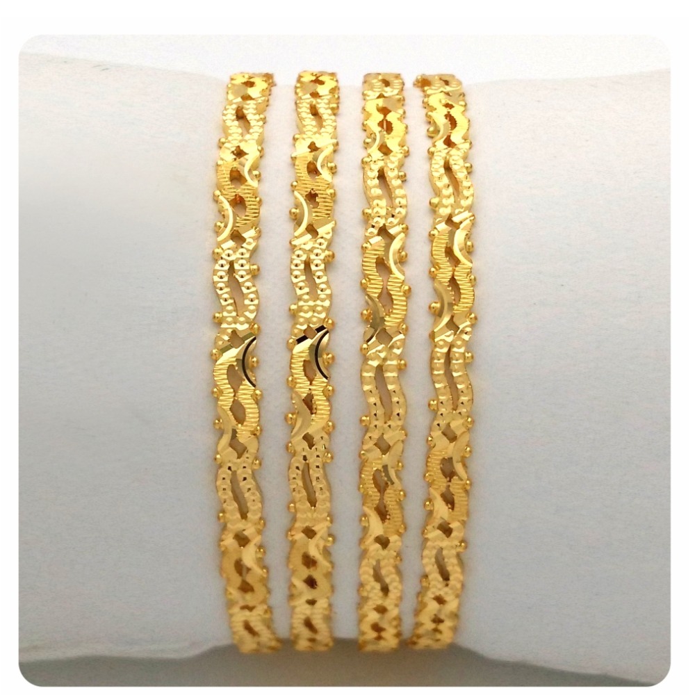 GOLD HALLMARK RAWA BANGLE - 2LR1119