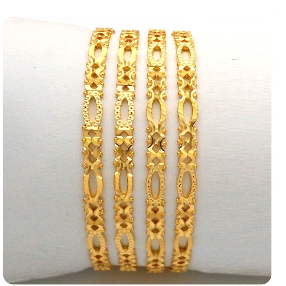 GOLD HALLMARK RAWA BANGLE - 2LR1117
