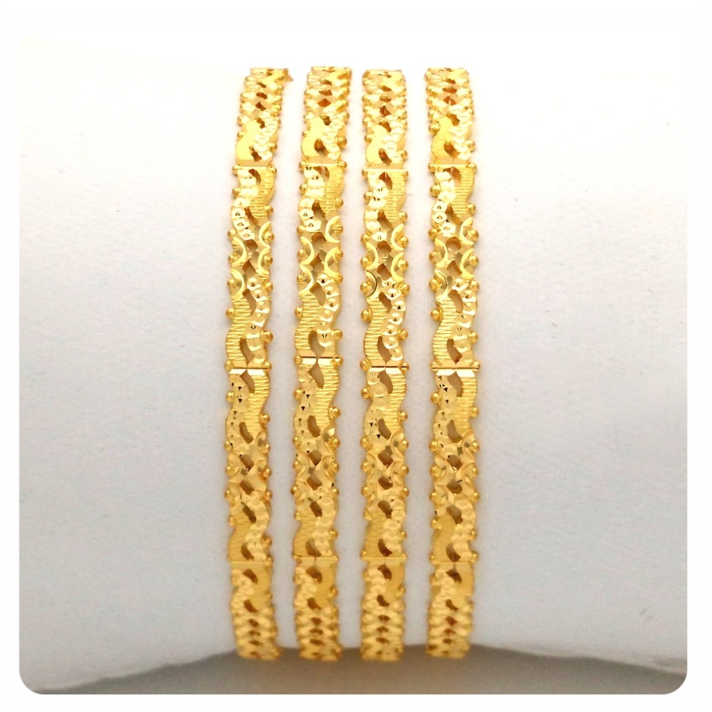 GOLD HALLMARK RAWA BANGLE - 2LR1110