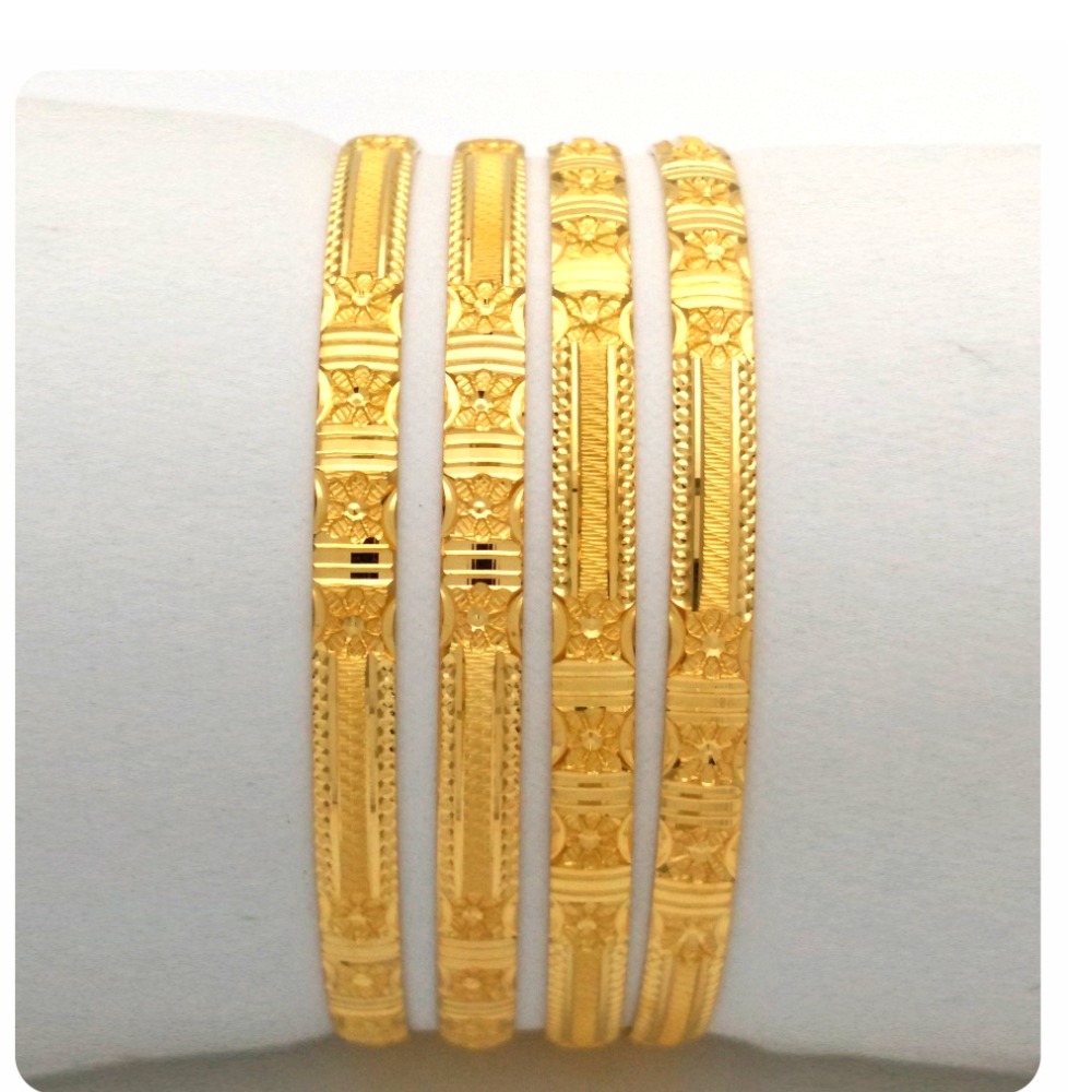 GOLD HALLMARK KHILA BANGLE - HKP1107